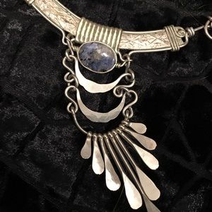 Semi Precious Silver-toned Detail Beauty